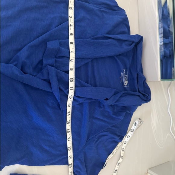 North face Women's Blue Draped Cardigan Sweater-US Small - Picture 8 of 9
